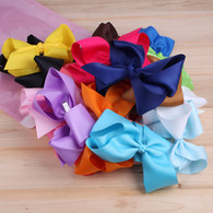 20 Pcs 6'' Infant Baby Girl Large Boutique Hair Bows Alligator Clips For Teens Girls Women