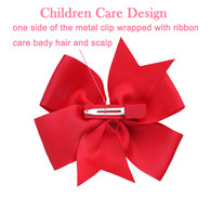18 pcs 4 "  Boutique Pinwheel Girls Hair Bows Hair Clips For Baby Girls Toddlers 